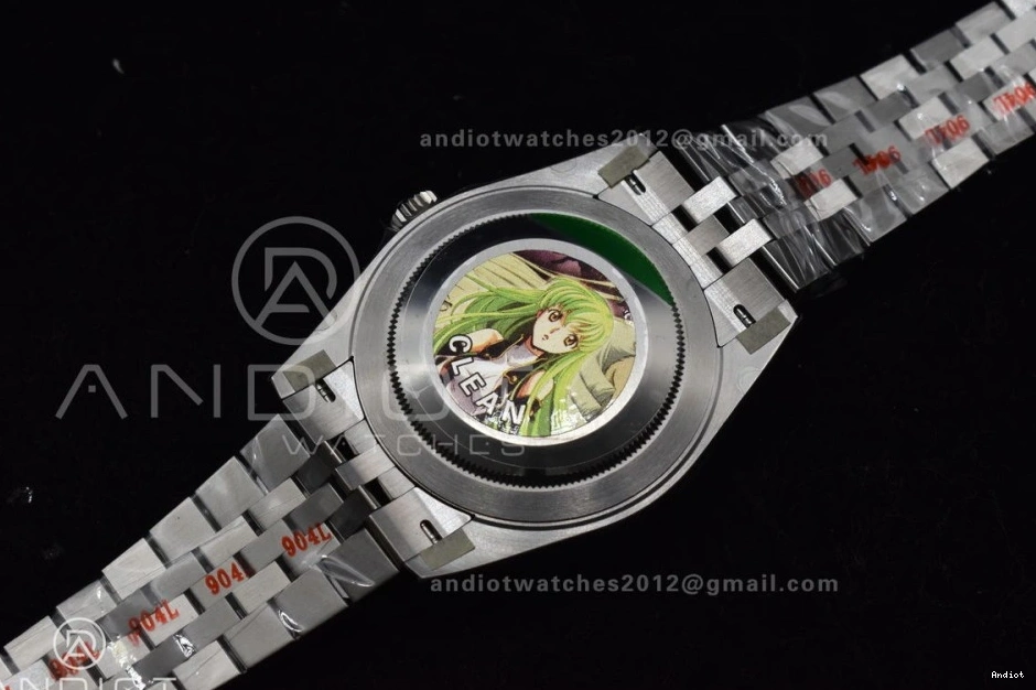 1:1 Steel on Roman Edition Clean Blue Bracelet SS Jubilee Best VR3235 41 Datejust Dial 904L 0317